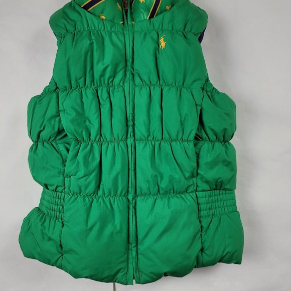 Ralph Lauren Down Reversible Puffer Vest Size 5 - Picture 9 of 15